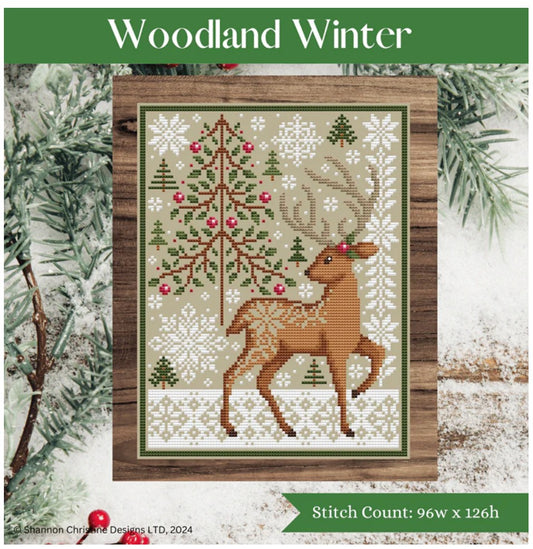 Shannon Christine Designs Woodland Winter Cross Stitch Pattern