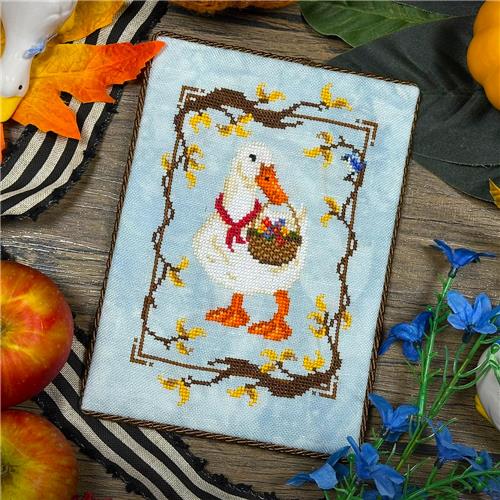 The Stitch Crypt Autumn Duck Cross Stitch Pattern