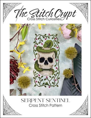 The Stitch Crypt Serpent Sentinel Cross Stitch Pattern