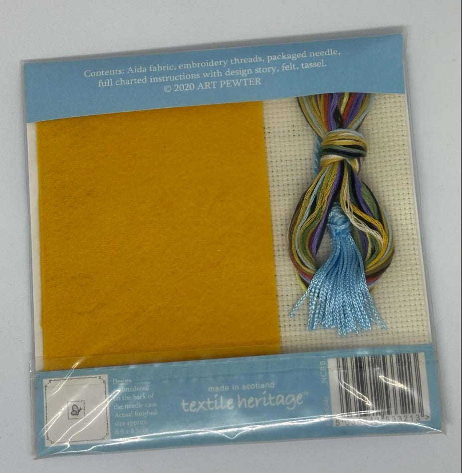 Butterflies & Buddleia Needle Case Cross Stitch Kit