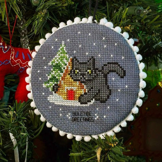 The Stitch Crypt Yule Greetings Cross Stitch Pattern