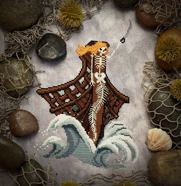 The Stitch Crypt Defender of the Seas Cross Stitch Pattern