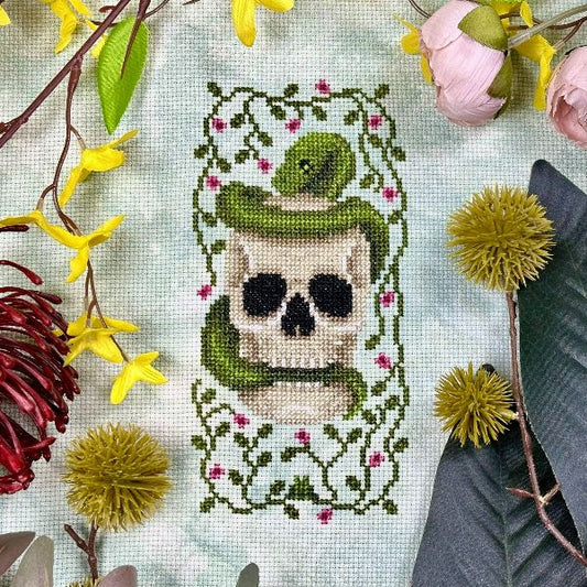 The Stitch Crypt Serpent Sentinel Cross Stitch Pattern