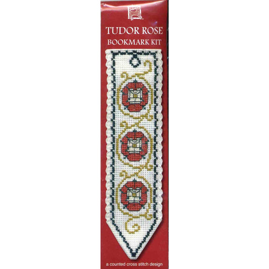 Textile Heritage Tudor Rose Bookmark Cross Stitch Kit