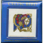Textile Heritage Celtic Bird Coaster Cross Stitch Kit