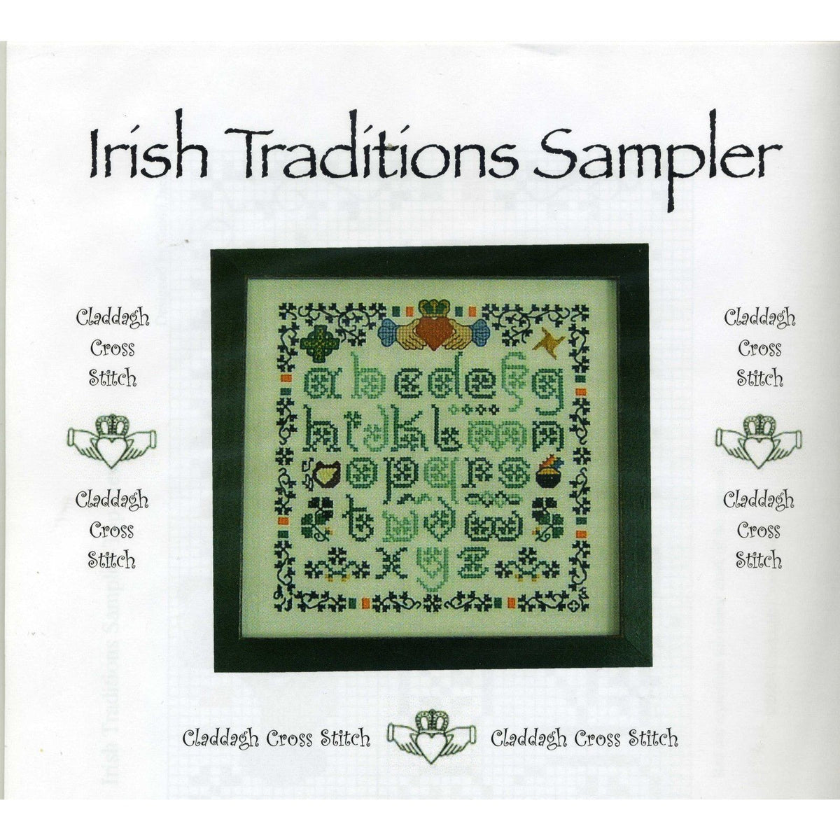Claddagh Pattern Claddagh Cross Stitch Irish Traditions Sampler Pattern – Celtic Craft Shop