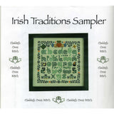 Claddagh Cross Stitch Irish Traditions Sampler Pattern