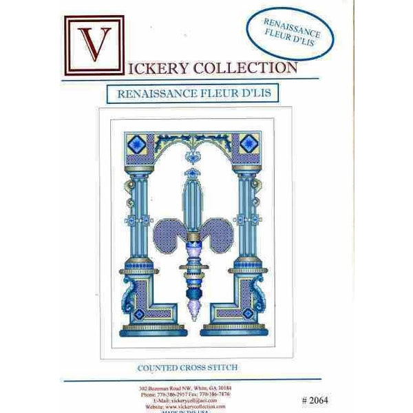 Vickery Collection Renaissance Fleur D'Lis - Cross Stitch Pattern