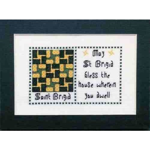 Claddagh Cross Stitch - Saint Brigid Irish Quilts and Quotes Pattern