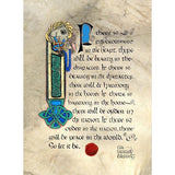 Celtic Card Company Matted Print Olde Scottish Blessing