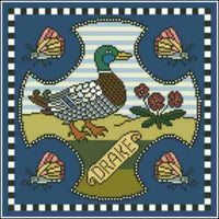 Arelate Studio Inspired by Mary Queen of Scots Drake Cross Stitch Pattern