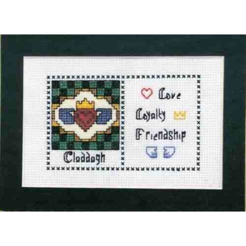 Claddagh Cross Stitch - Claddagh Irish Quilts and Quotes Pattern