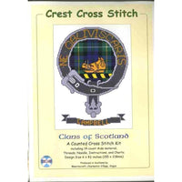 Clans of Scotland Scottish Crest Hunter Cross Stitch Kit