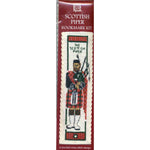 Textile Heritage Scottish Piper Bookmark Cross Stitch Kit