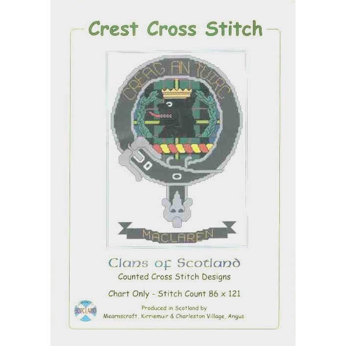 Clans of Scotland Scottish Clan Crest Cross Stitch Pattern