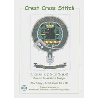 Clans of Scotland Scottish Clan Crest Cross Stitch Pattern