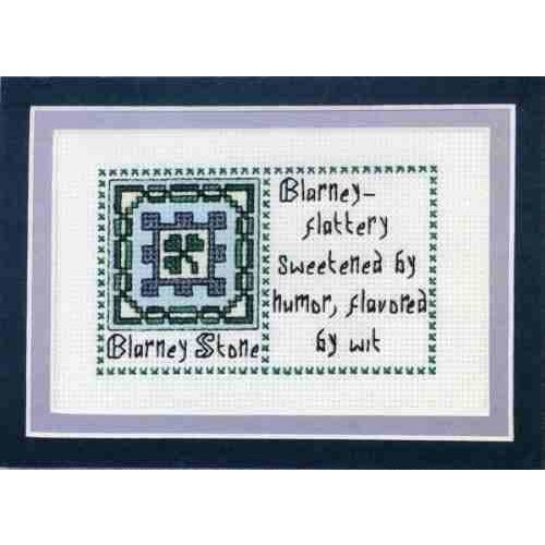 Claddagh Cross Stitch - Blarney Stone Irish Quilts and Quotes Pattern