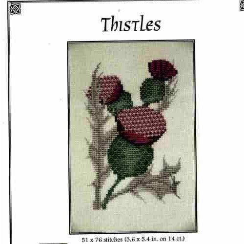 Crossbill Thistles Stitch Pattern