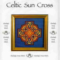 Claddagh Cross Stitch Celtic Sun Cross Pattern