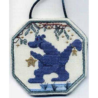 Christmas at Bunyip Dragon Cross Stitch Pattern Limited Edition Dinky Dyes