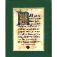 Celtic Card Company Matted Print Celtic Wedding Blessing