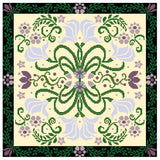 Landmark Tapestries & Charts Arts & Crafts Lily Pillow Cross Stitch Pattern