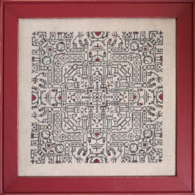 Ink Circles Ars Robotica Cross Stitch Pattern