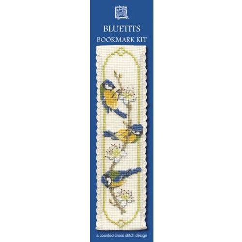 Textile Heritage Bluetits Bookmark Cross Stitch Kit