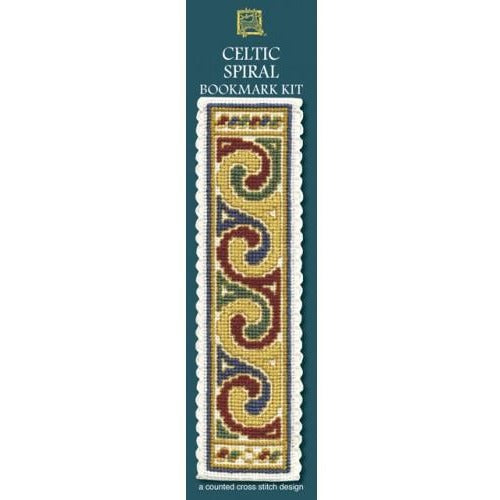 Textile Heritage Celtic Spiral Cream Bookmark Cross Stitch Kit