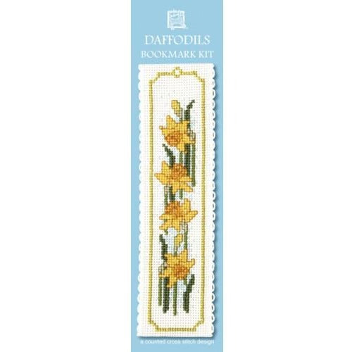 Textile Heritage Daffodils Bookmark Cross Stitch Kit