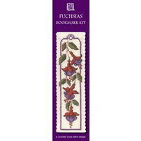 Textile Heritage Fuchsias Bookmark Cross Stitch Kit