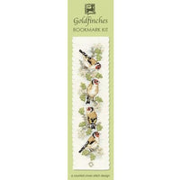 Textile Heritage Goldfinches Bookmark Cross Stitch Kit