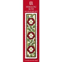 Textile Heritage Heraldic Rose Bookmark Cross Stitch Kit