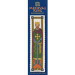 Textile Heritage Medieval King Bookmark Cross Stitch Kit