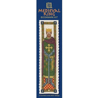 Textile Heritage Medieval King Bookmark Cross Stitch Kit