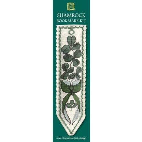 Textile Heritage Irish Shamrock Bookmark Cross Stitch Kit
