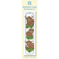 Textile Heritage Hieland Coos Bookmark Cross Stitch Kit