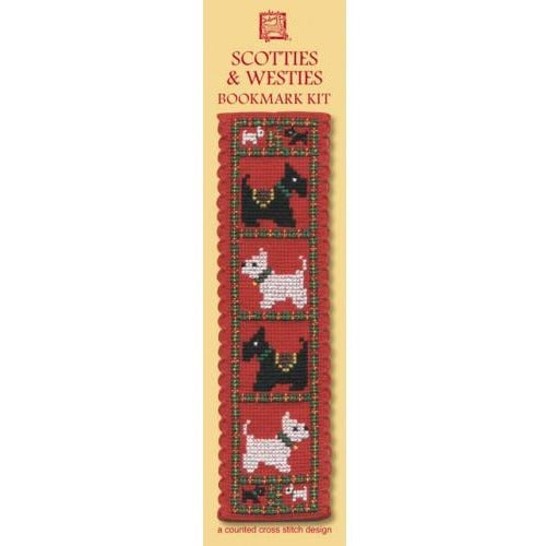 Textile Heritage Scotties & Westies Bookmark Cross Stitch Kit