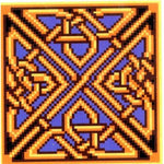 Belisima Golden Celtic Knot - Cross Stitch Pattern