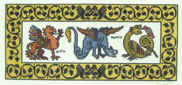 Arelate Studio A Bird and its Playmates Cross Stitch Pattern