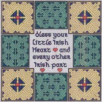 Bless Your Little Irish Heart Cross Stitch Pattern