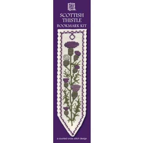 Textile Heritage Scottish Thistle Bookmark Cross Stitch Kit