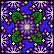 Botanical Pin Cushion Livingstone Daisy Cross Stitch Pattern