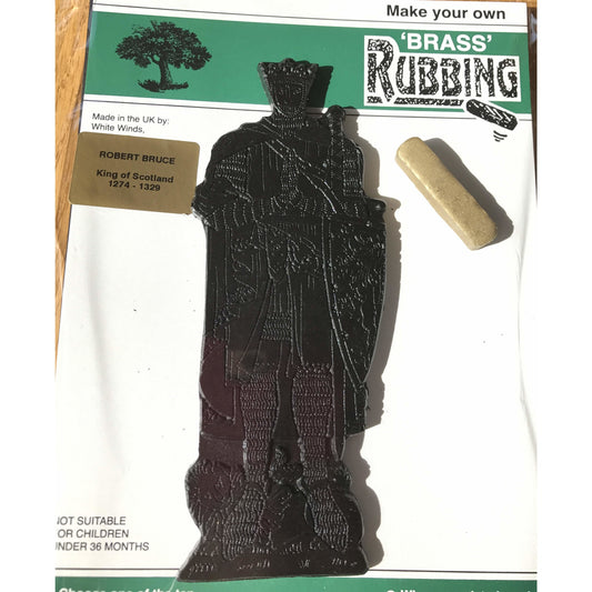 Brass Rubbing Kit Robert the Bruce King of Scots