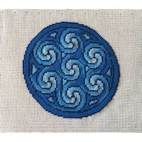 Aberlemno Circle Cross Hand Painted Needlepoint Canvases