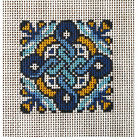 Celtic Blue Cross Hand Painted Needlepoint Canvases