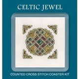 Textile Heritage Celtic Jewel Coaster Cross Stitch Kit