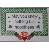 Celtic Obsessions Irish Claddagh Blessing Cross Stitch Pattern