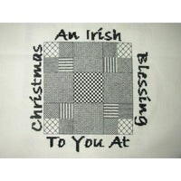 Celtic Obsessions Irish Blessing Christmas Cross Stitch Pattern