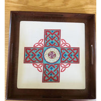 Celtic Obsessions Red & Green Celtic Cross Stitch Pattern